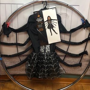 NWT SPARKLING SPIDER CHILD COSTUME